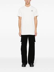 Moncler appliqué-logo cotton T-shirt - Beige