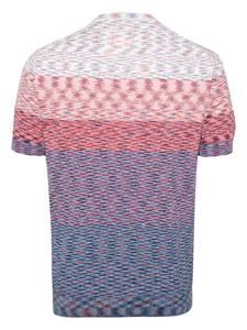 Missoni Slub-pattern cotton T-shirt - Rood