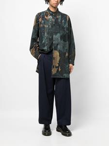 Yohji Yamamoto Overhemd met abstract patroon - Veelkleurig