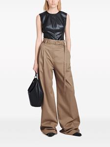 Proenza Schouler White Label Raver high-waisted trousers - Bruin