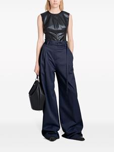 Proenza Schouler White Label Raver high-waisted trousers - Blauw