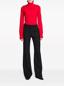 Proenza Schouler Sonia high-neck crepe blouse - Rood