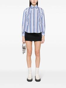 Vivienne Westwood Orb-embroidered striped shirt - Wit