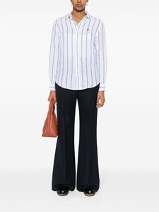 Polo Ralph Lauren striped linen shirt - Wit