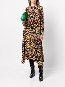 Stella McCartney Blouse met luipaardprint - Zwart