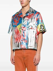 Charles Jeffrey Loverboy metallic-sheen shirt - Rood