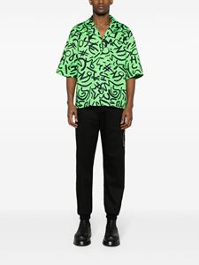 Moschino Katoenen overhemd met monogramprint - Groen