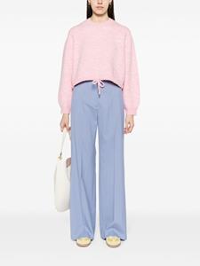 PS Paul Smith high-rise wool palazzo trousers - Paars