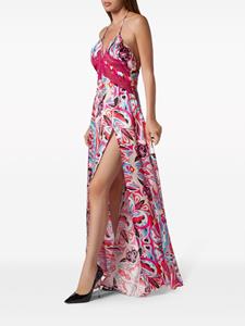 Philipp Plein Maxi-jurk met abstracte print - Roze