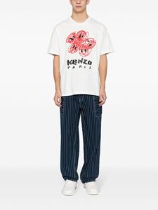 Kenzo Drawn Varsity cotton T-shirt - Wit