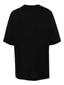 Y-3 logo-appliqué cotton T-shirt - Zwart