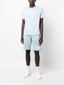 Thom Browne T-shirt met geborduurde draak - Blauw