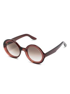 Lapima Carolina zonnebril met rond montuur - Rood