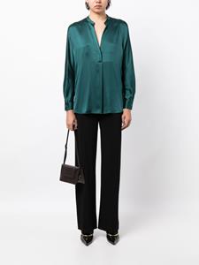 Vince Blouse met V-hals - Groen