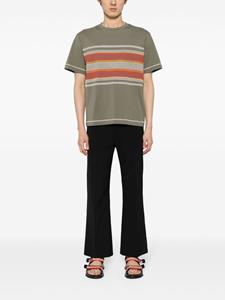 Craig Green flatlock stripe T-shirt - Groen