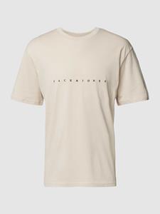 Jack & jones T-shirt met labelprint, model 'STAR'