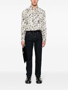 TOM FORD Overhemd met bloemenprint - Wit