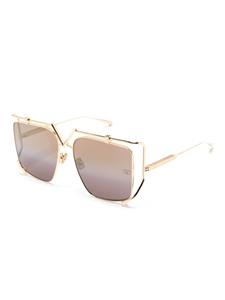Valentino Eyewear V-light oversize-frame sunglasses - Goud