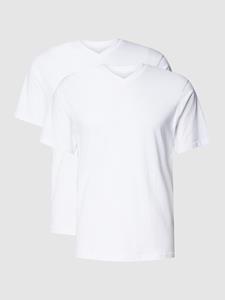 Götzburg Wäsche T-shirt met V-hals in een set van 2 stuks, model 'PURE COTTON'