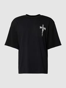 REVIEW Oversized T-shirt met CROSS-print