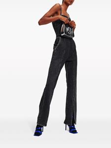 Karl Lagerfeld Jeans Jumpsuit met vierkante hals - Zwart