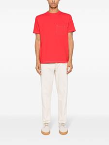 FURSAC T-shirt met contrasterend stiksel - Rood