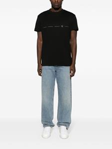 Calvin Klein logo-print cotton blend T-shirt - Zwart