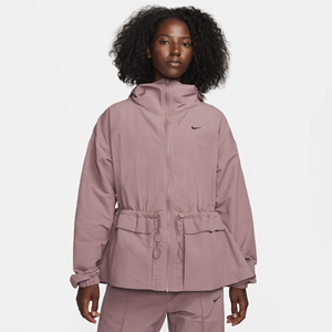 Nike Sportswear Everything Wovens oversized damesjack met capuchon - Paars