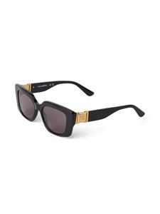 Karl Lagerfeld Heritage zonnebril met rechthoekig montuur - Zwart
