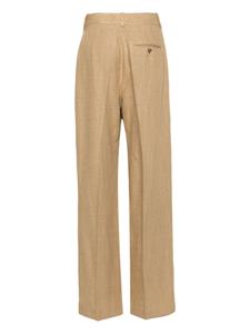 Polo Ralph Lauren high-waist straight-leg trousers - Bruin