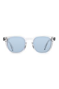 Bird Eyewear Damen vegan Athene Sonnenbrille Clear Blaue Gläser