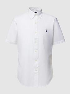 Polo Ralph Lauren Overhemd met effen design en geborduurd logo