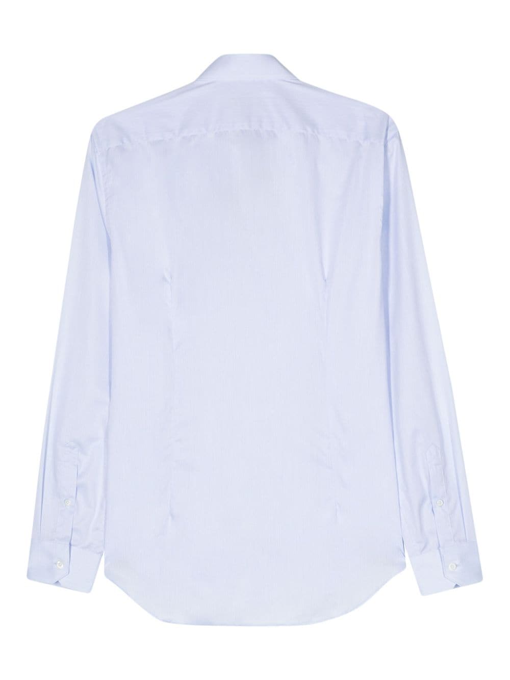 Corneliani Overhemd met slub textuur - Blauw