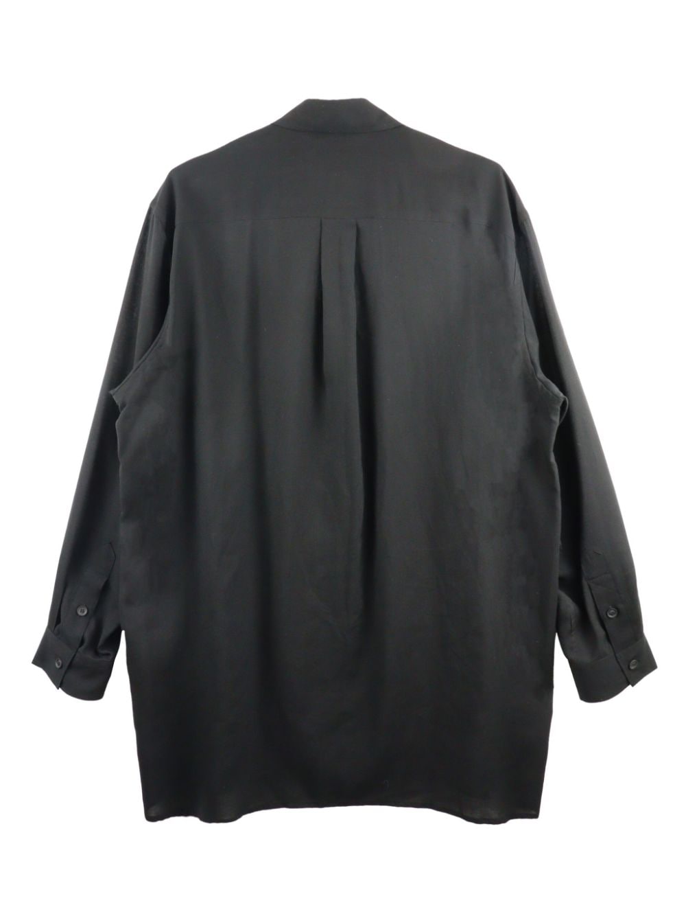 Yohji Yamamoto Slim-fit overhemd - Zwart