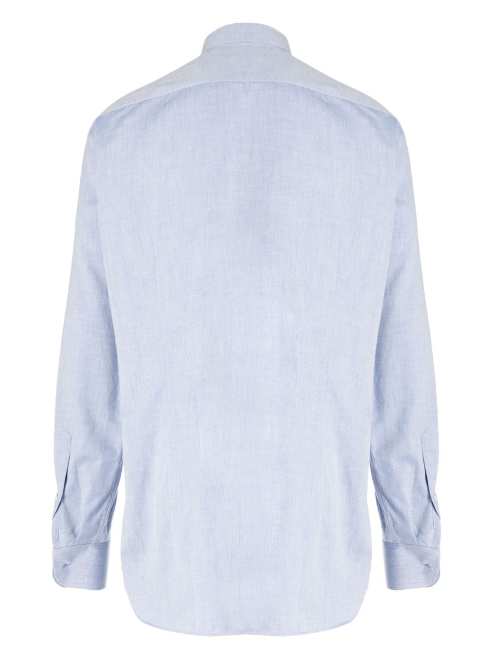 Lardini Twill overhemd met gespreide kraag - Blauw