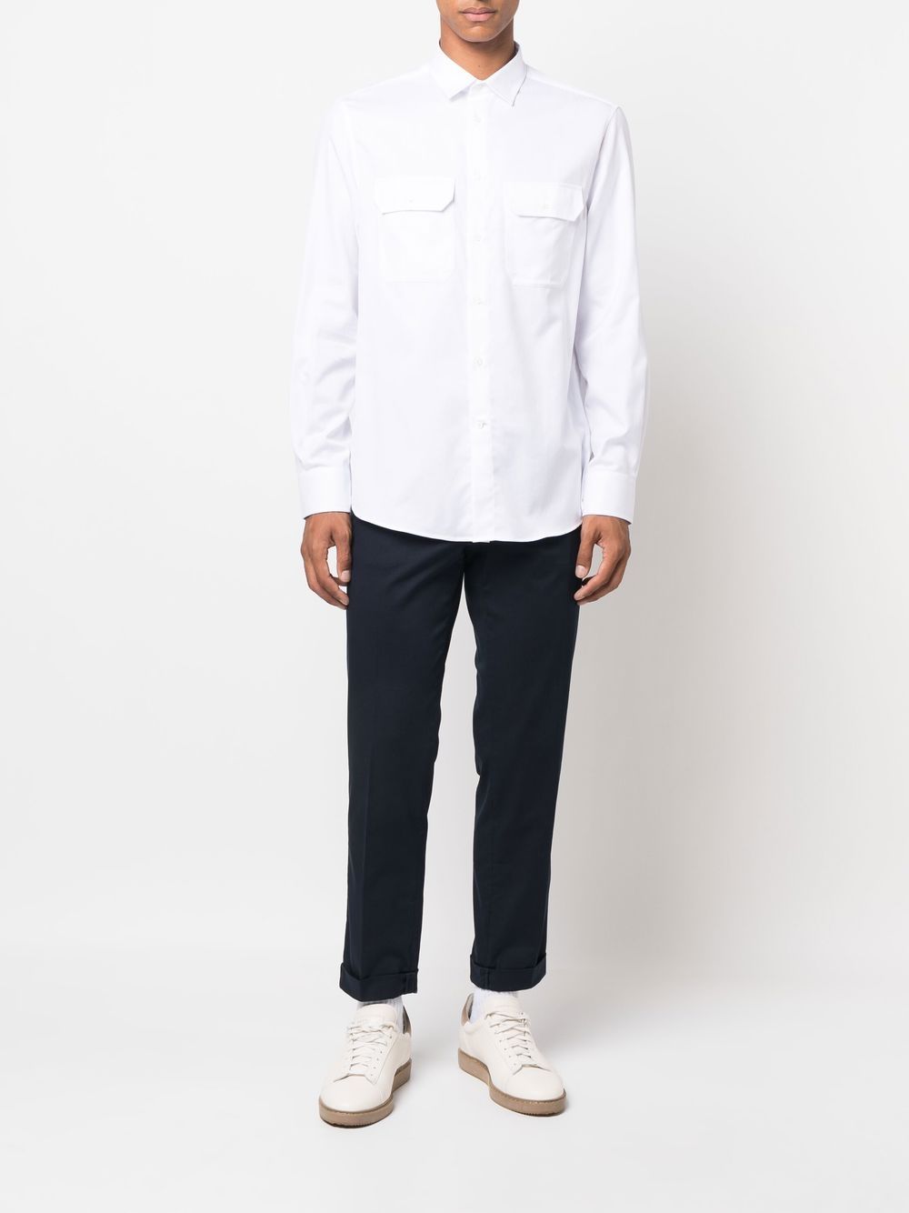 Brunello Cucinelli Overhemd met twee zakken - Wit
