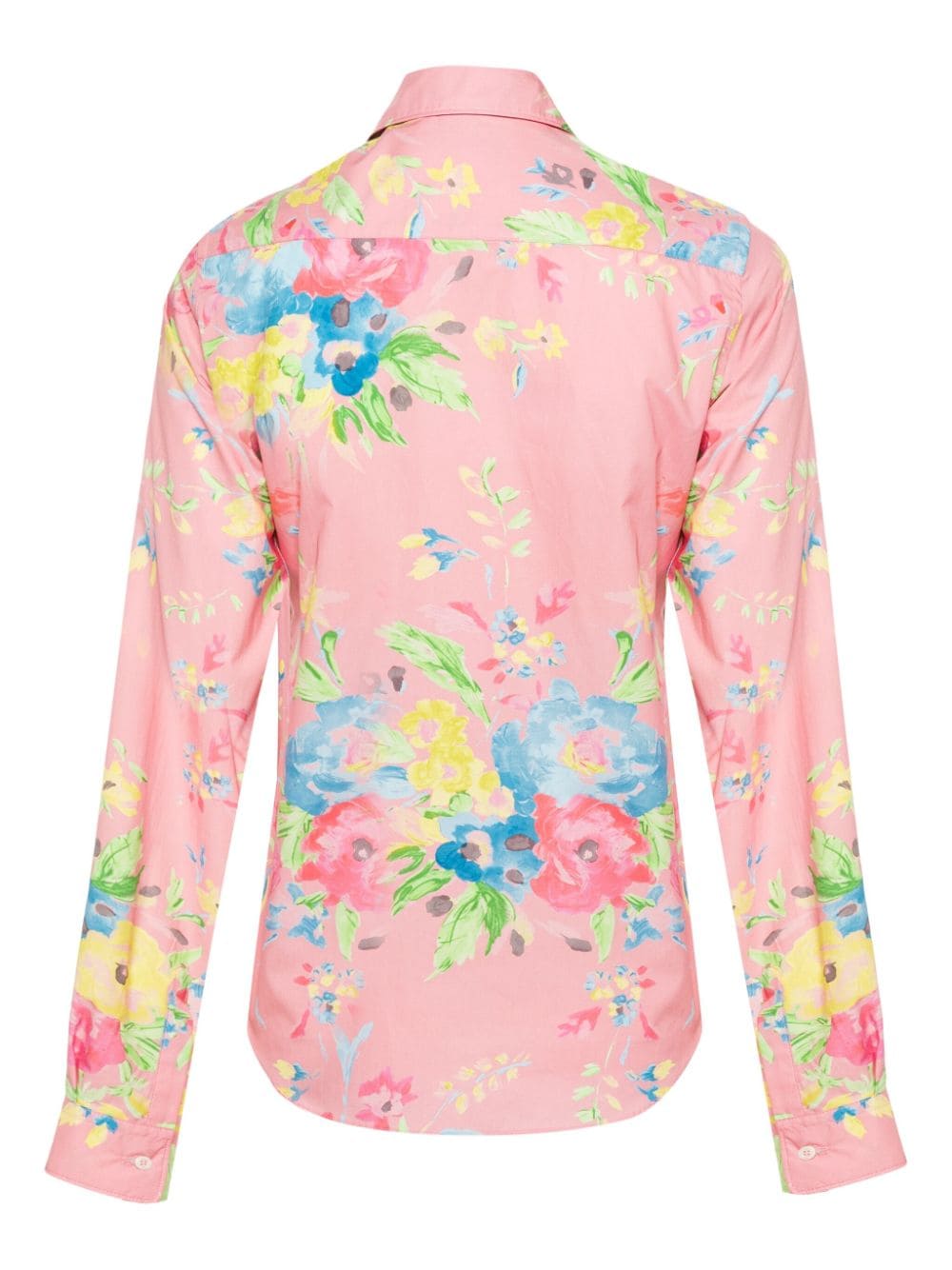 ASPESI Overhemd met bloemenprint - Roze