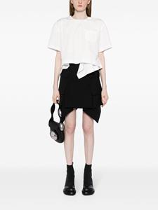 Sacai Gedrapeerde blouse - Wit