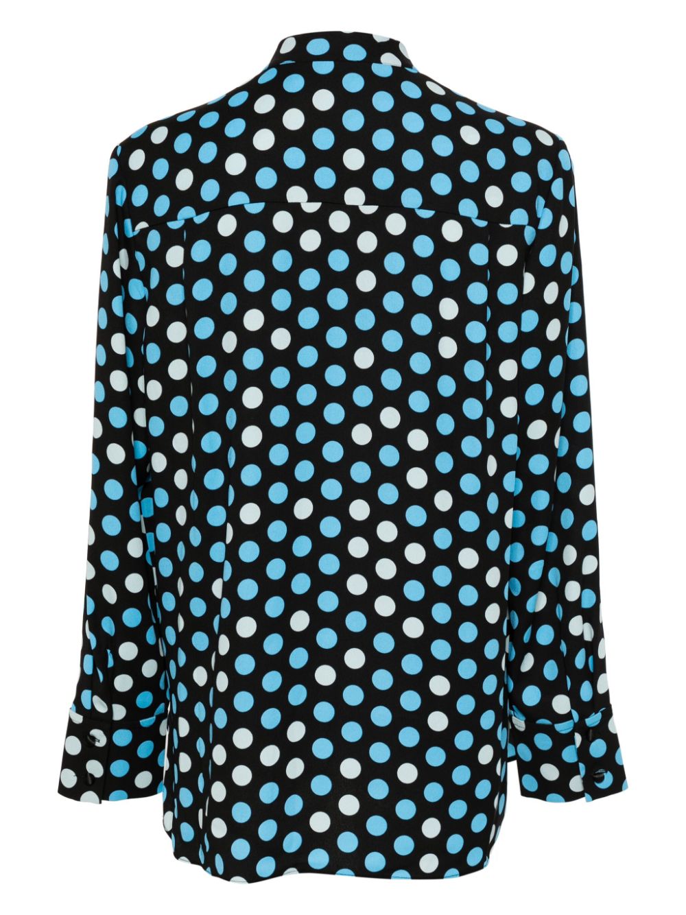 DVF Diane von Furstenberg Maeve blouse met stippen - Blauw