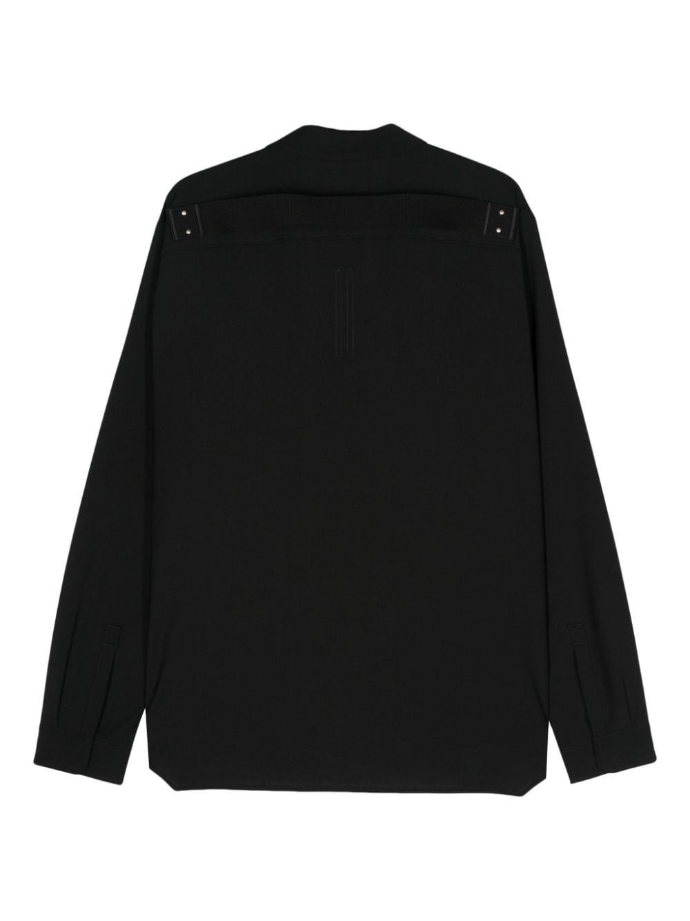 Rick Owens Fogpocket virgin wool shirt - Zwart