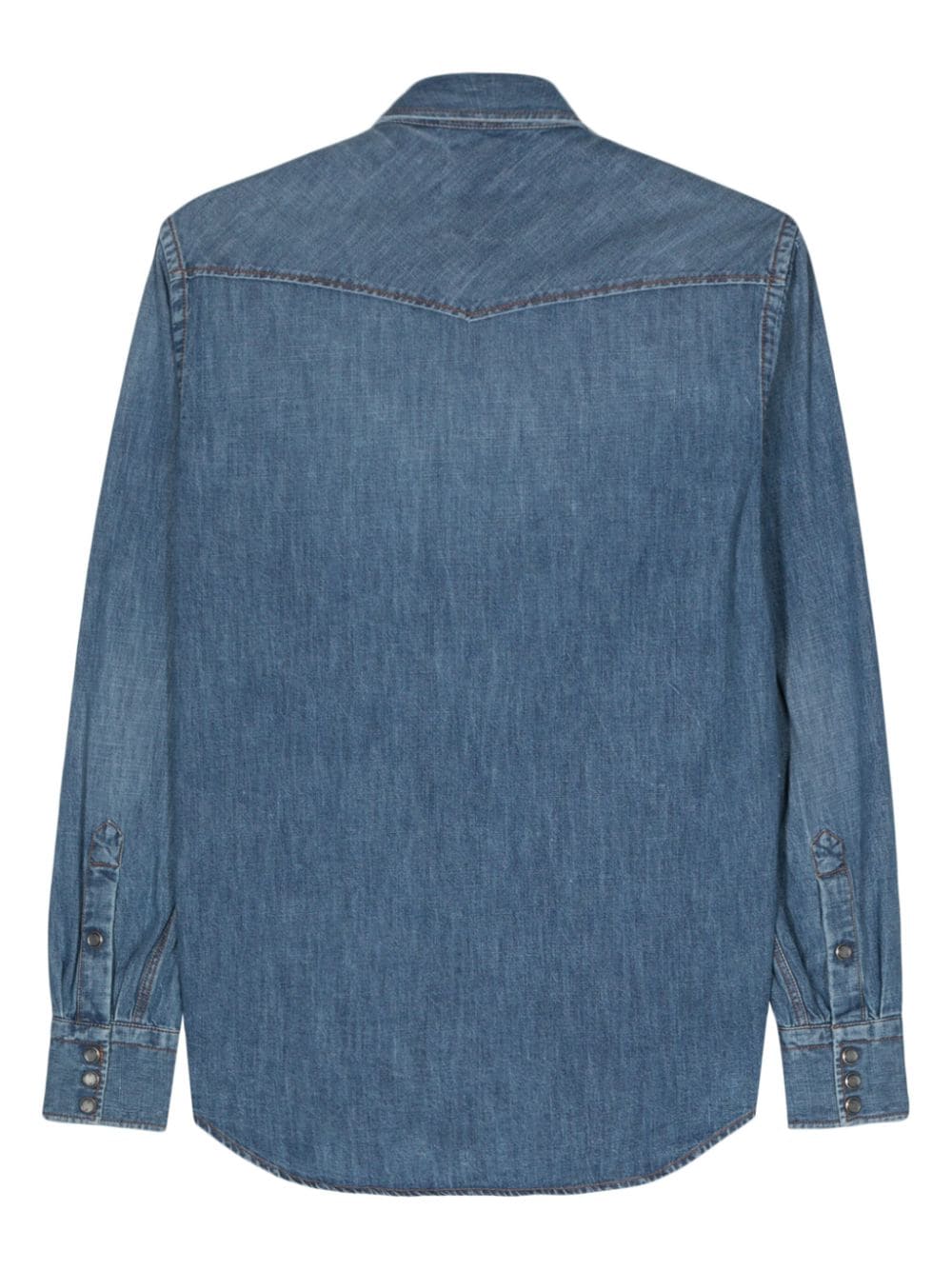PT Torino long-sleeves denim shirt - Blauw