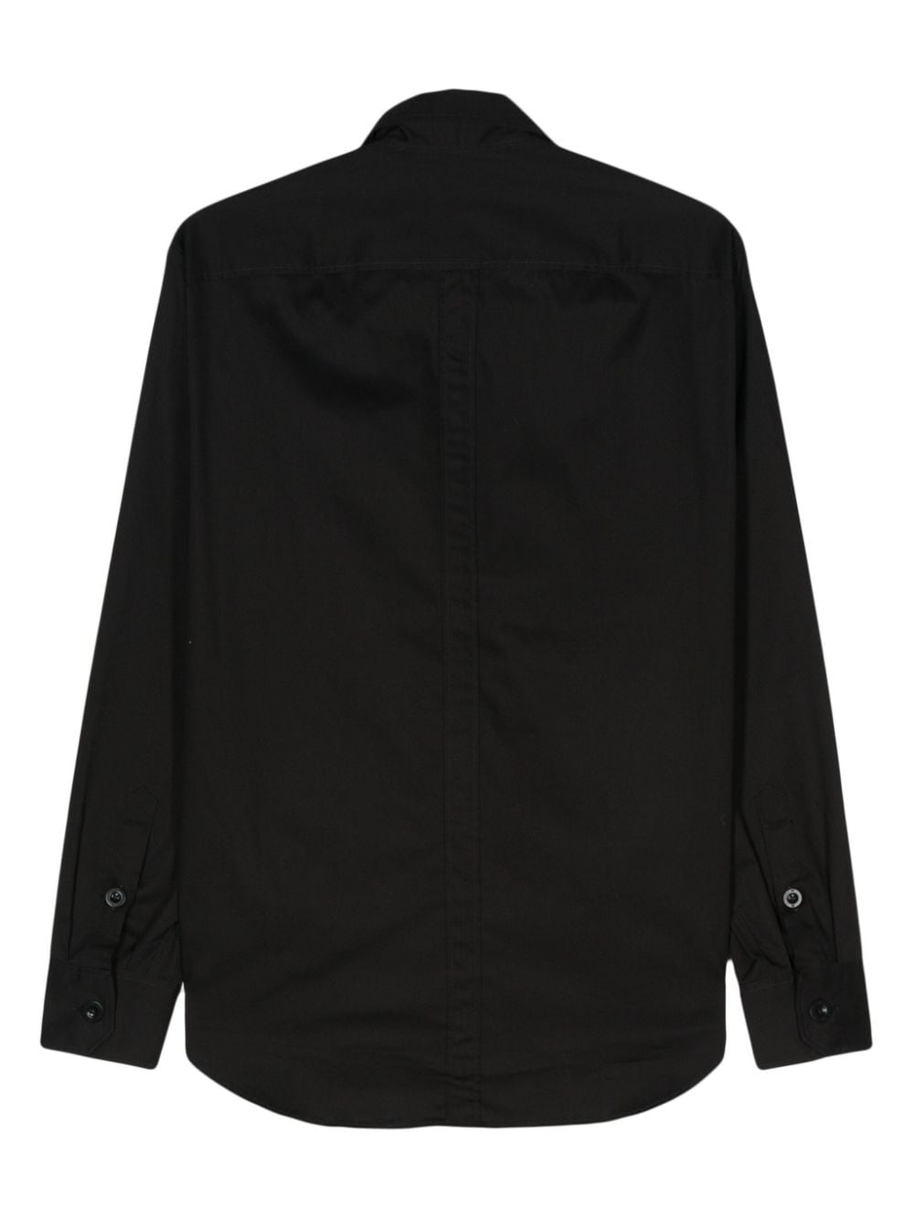 PT Torino cotton twill shirt - Zwart