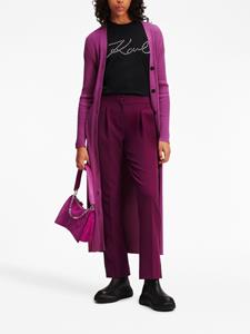 Karl Lagerfeld Button-up maxi-jurk - Paars