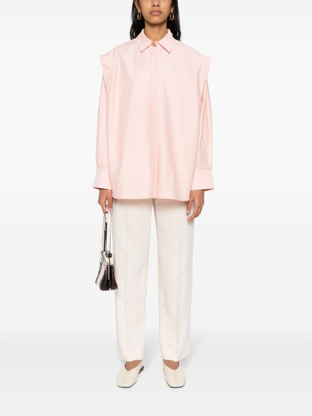 AERON Elysee popeline blouse - Roze
