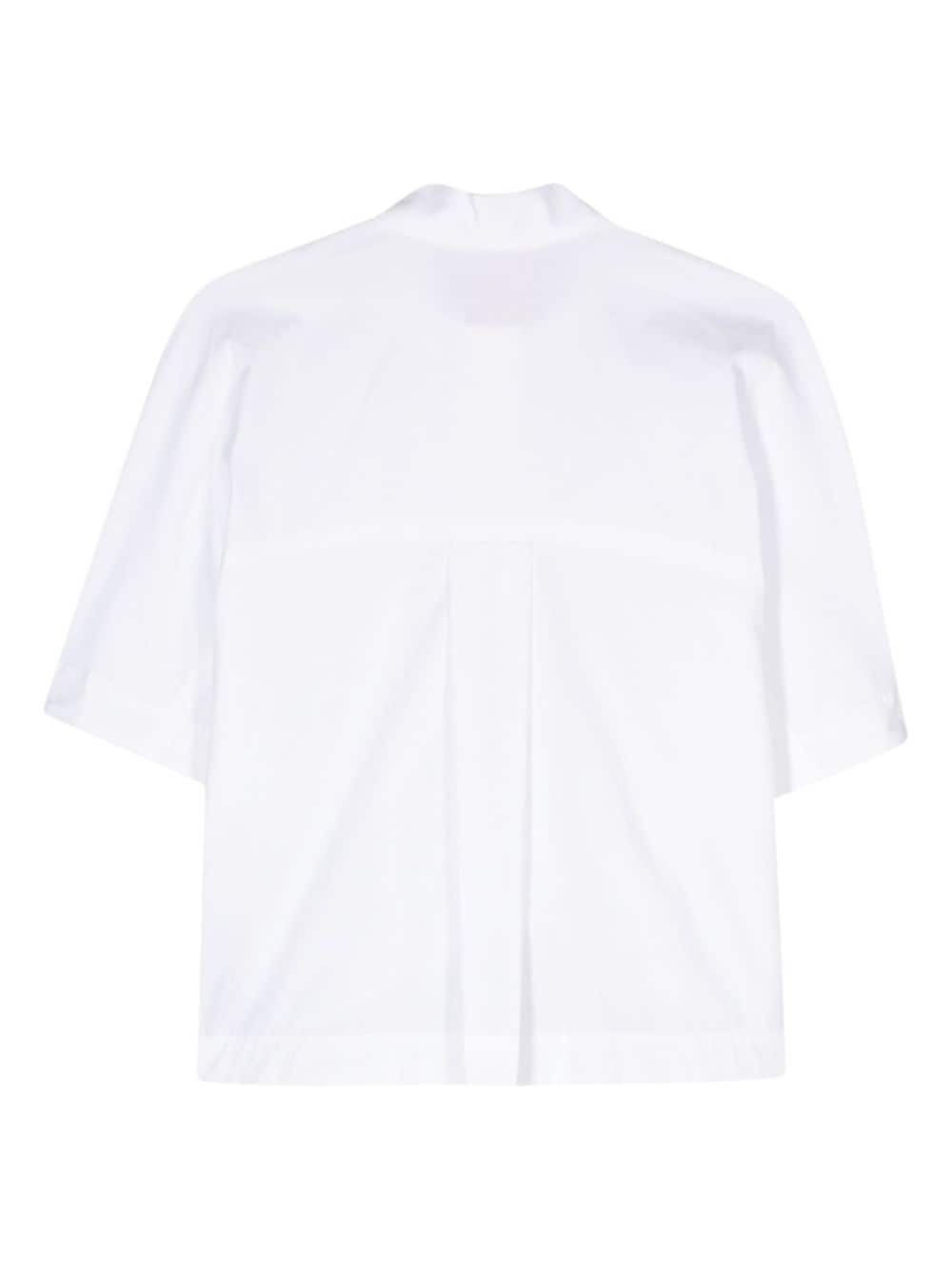 Semicouture wide-sleeve shirt - Wit