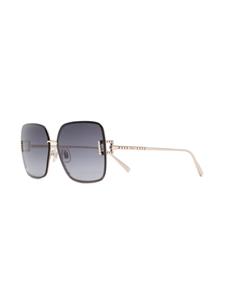 Chopard Eyewear Zonnebril met vierkant montuur - Zwart