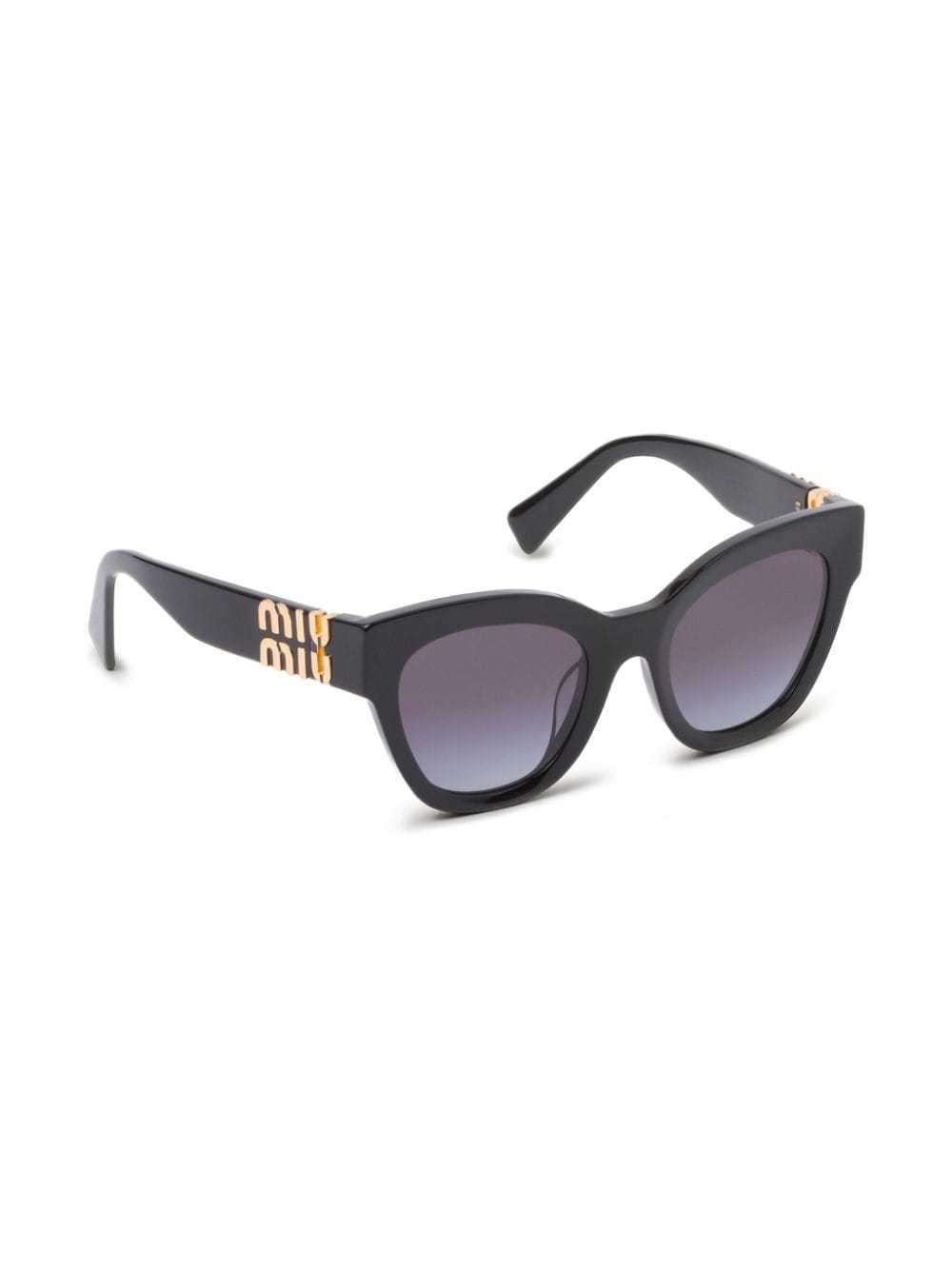 Miu Miu Eyewear Glimpse zonnebril met cat-eye montuur - Zwart