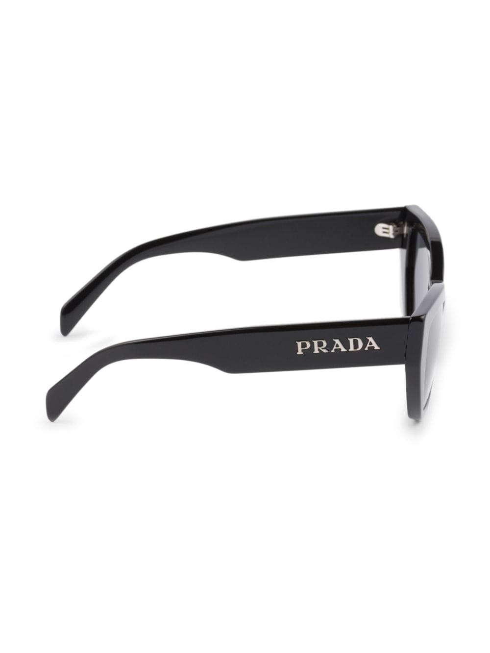 Prada Eyewear Zonnebril met cat-eye montuur en logo - Zwart