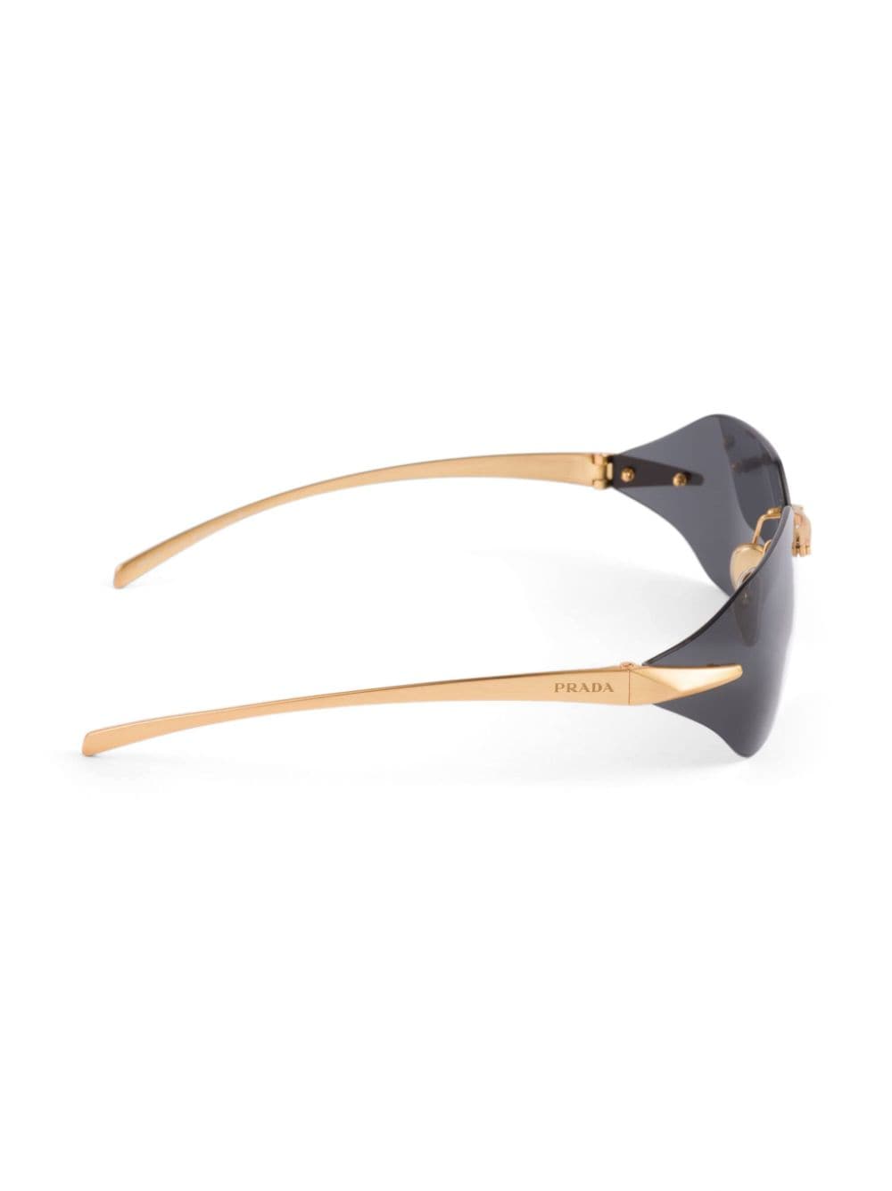 Prada Eyewear Runway zonnebril zonder montuur - Zwart