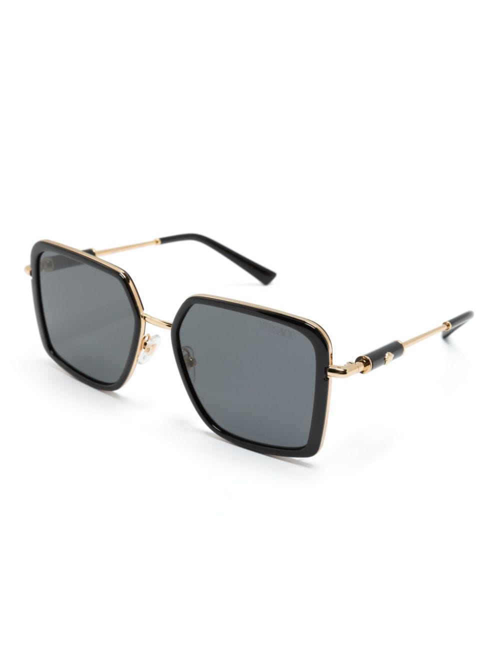Versace Eyewear square-frame glasses - Zwart